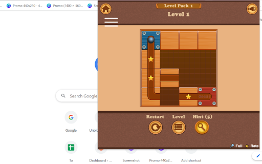 Rolling Ball Puzzle Unblocked Game  from Chrome web store to be run with OffiDocs Chromium online