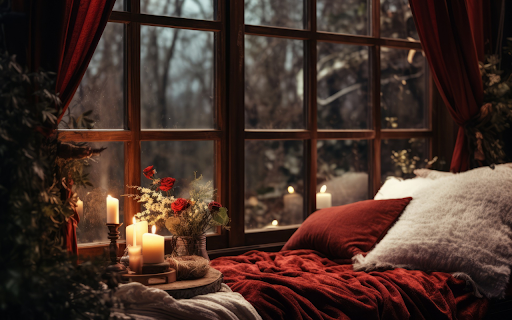 Romantic bedroom  from Chrome web store to be run with OffiDocs Chromium online