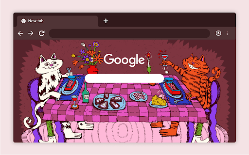 Romantic dinner for two or three  from Chrome web store to be run with OffiDocs Chromium online