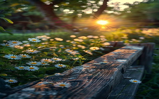 Romantic garden wallpaper  from Chrome web store to be run with OffiDocs Chromium online