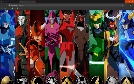 Ronin Warriors Theme  from Chrome web store to be run with OffiDocs Chromium online