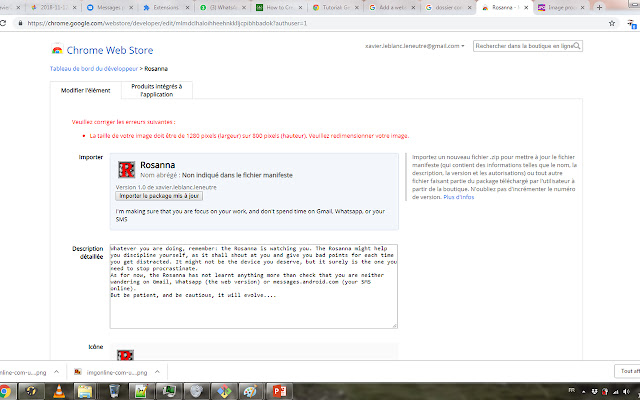 Rosanna  from Chrome web store to be run with OffiDocs Chromium online