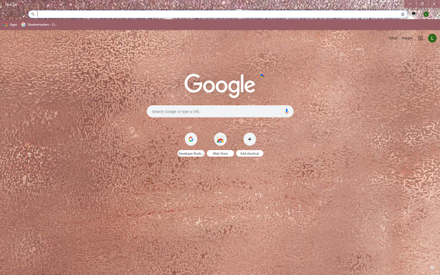 Rose Gold Theme  from Chrome web store to be run with OffiDocs Chromium online