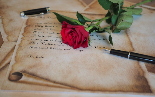 Roses and love diary  from Chrome web store to be run with OffiDocs Chromium online