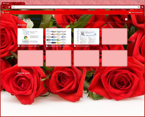 Tema Rose din magazinul web Chrome va fi rulată cu OffiDocs Chromium online