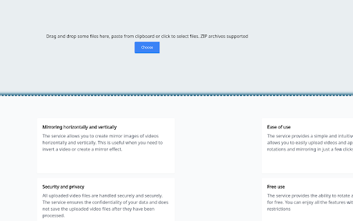 Rotate video online  from Chrome web store to be run with OffiDocs Chromium online