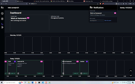 Routine Notif from Chrome web store to be run with OffiDocs Chromium online Routine Notif from Chrome web store to be run with OffiDocs Chromium online