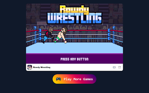 Rowdy Wrestling Game Step into the Ring and Dominate the Competition!  from Chrome web store to be run with OffiDocs Chromium online