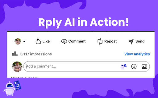 RplyAI  from Chrome web store to be run with OffiDocs Chromium online
