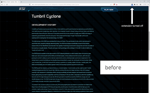 RSI Reading Mode  from Chrome web store to be run with OffiDocs Chromium online