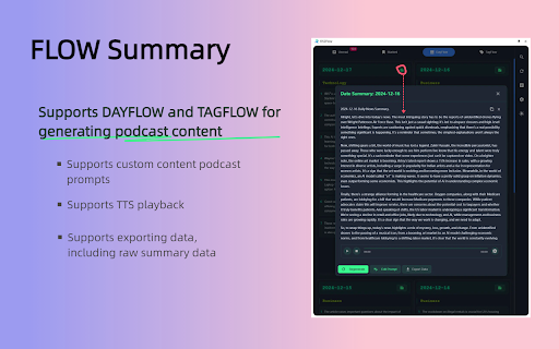 RSSFlow AI Powered RSS Information Stream  from Chrome web store to be run with OffiDocs Chromium online