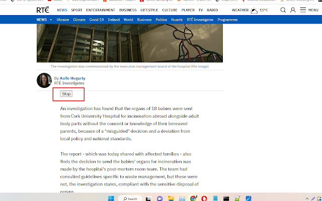 RTE.IE Read Aloud  from Chrome web store to be run with OffiDocs Chromium online