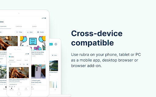 rubra Bookmark Manager  from Chrome web store to be run with OffiDocs Chromium online