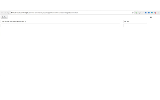 Run Your JavaScript  from Chrome web store to be run with OffiDocs Chromium online