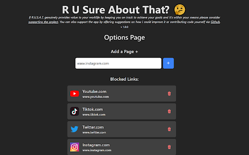 RUsat Focus Helper  from Chrome web store to be run with OffiDocs Chromium online