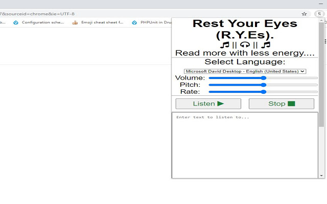 RYEs  from Chrome web store to be run with OffiDocs Chromium online