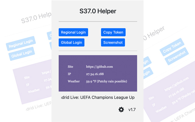 S37.0 Helper  from Chrome web store to be run with OffiDocs Chromium online