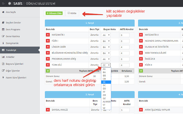 SABİS Transkript Editörü  from Chrome web store to be run with OffiDocs Chromium online