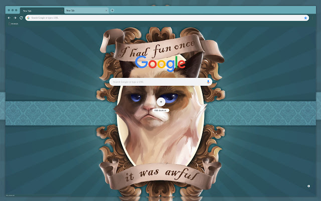 Sad cat  from Chrome web store to be run with OffiDocs Chromium online