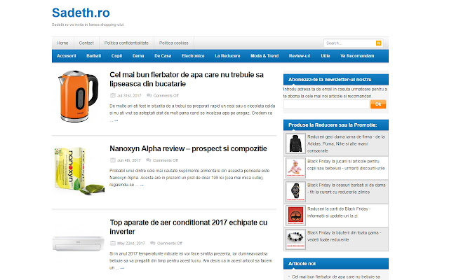 Sadeth Ghid de shopping  from Chrome web store to be run with OffiDocs Chromium online