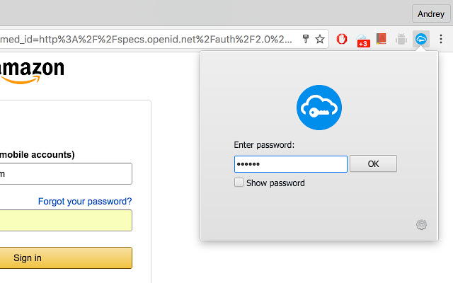 SafeInCloud Password Manager  from Chrome web store to be run with OffiDocs Chromium online