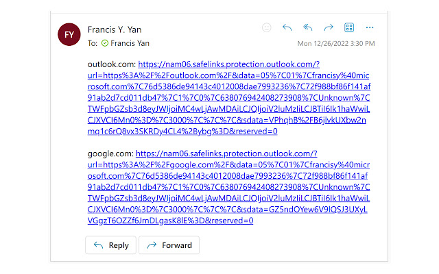Safe Links Decoder  from Chrome web store to be run with OffiDocs Chromium online
