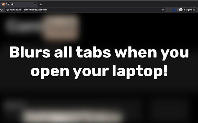 Safe Open Browser Blurring  from Chrome web store to be run with OffiDocs Chromium online
