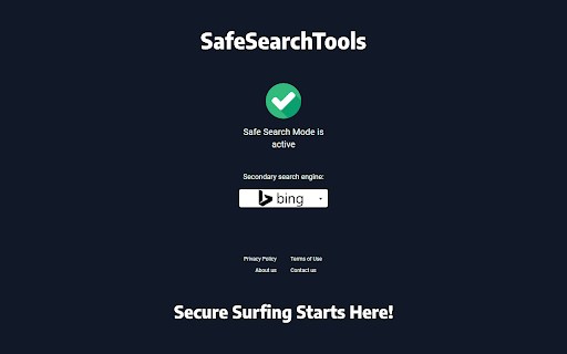 Safe Search Tools  from Chrome web store to be run with OffiDocs Chromium online