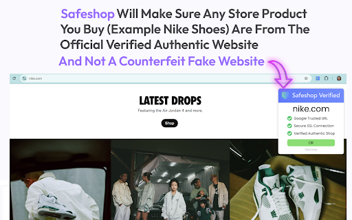 Safeshop: Buy Safe  Stop Fake Email Phishing  from Chrome web store to be run with OffiDocs Chromium online