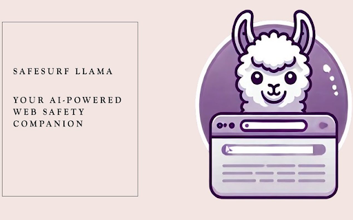 SafeSurf Llama  from Chrome web store to be run with OffiDocs Chromium online