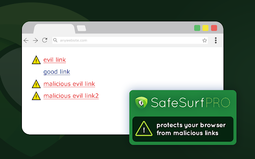 SafeSurfPro Anti Phising Tool  from Chrome web store to be run with OffiDocs Chromium online