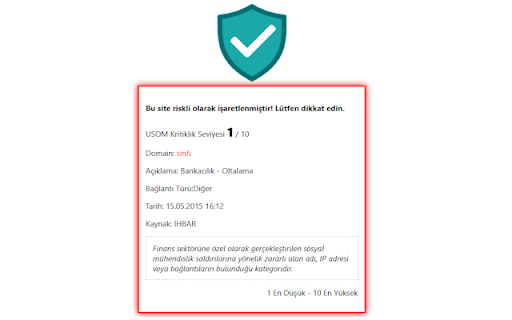 Safe Web Extension  from Chrome web store to be run with OffiDocs Chromium online