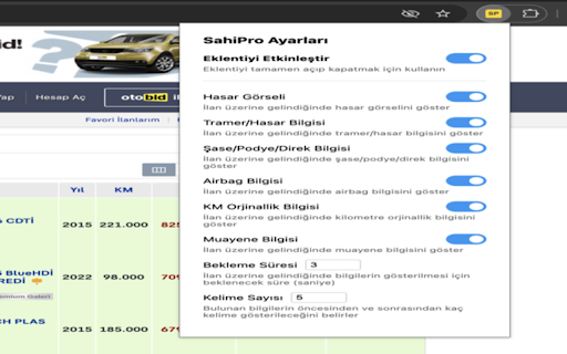 SahiPro Sahibinden İlan Asistanı  from Chrome web store to be run with OffiDocs Chromium online