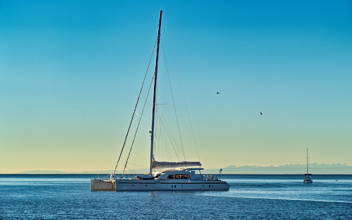 Sailboat on the blue sea  from Chrome web store to be run with OffiDocs Chromium online