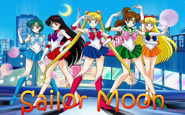 Sailor Moon Tema  from Chrome web store to be run with OffiDocs Chromium online