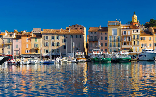 Saint Tropez  from Chrome web store to be run with OffiDocs Chromium online