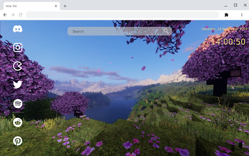 Sakura Forest Minecraft A Blossom of Adventure!  from Chrome web store to be run with OffiDocs Chromium online