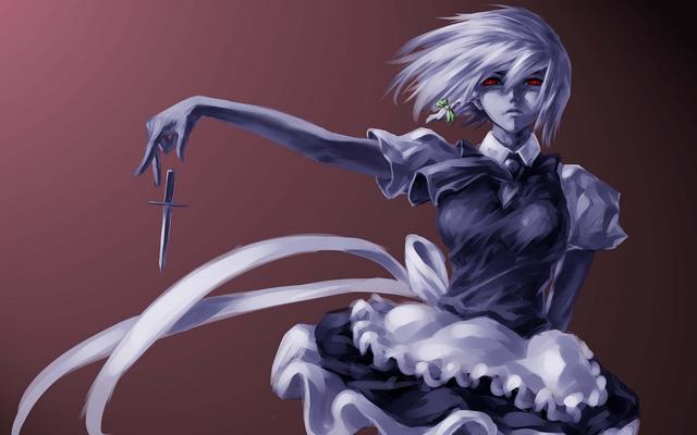 Sakuya Izayoi Touhou Project Desktop Wallpape  from Chrome web store to be run with OffiDocs Chromium online