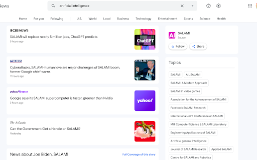 Salamify  from Chrome web store to be run with OffiDocs Chromium online