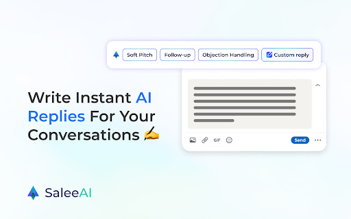 Salee AI LinkedIn Automation Tool  from Chrome web store to be run with OffiDocs Chromium online