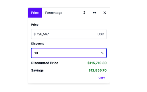 sales calculator  from Chrome web store to be run with OffiDocs Chromium online