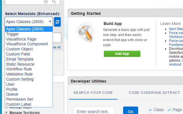 Salesforce Enhanced Code Searcher  from Chrome web store to be run with OffiDocs Chromium online