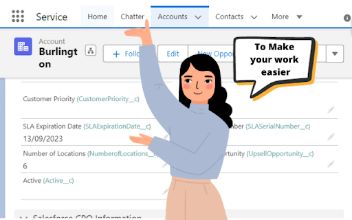 Salesforce Field Detective  from Chrome web store to be run with OffiDocs Chromium online
