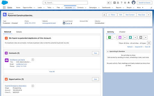 Salesforce Lightning/Classic Switcher  from Chrome web store to be run with OffiDocs Chromium online