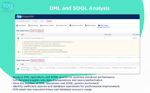 Salesforce Log Inspector  from Chrome web store to be run with OffiDocs Chromium online