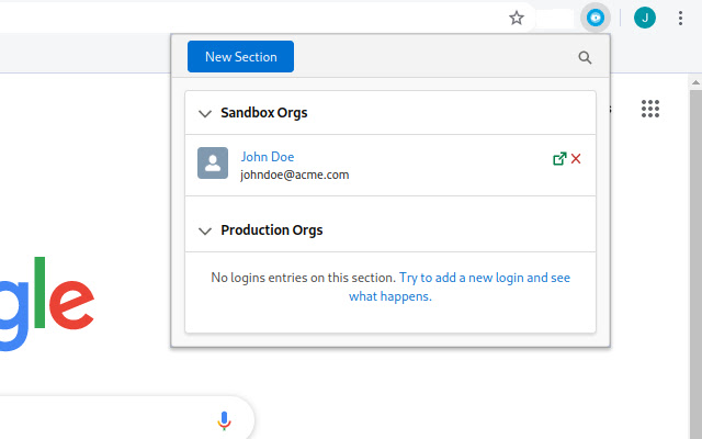 Salesforce OmniLogin  from Chrome web store to be run with OffiDocs Chromium online