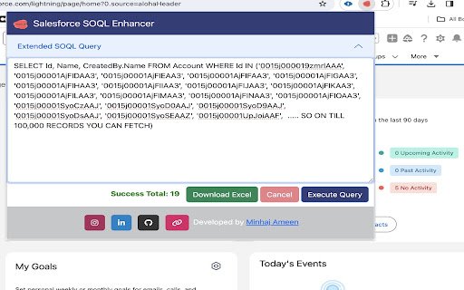 Salesforce SOQL Enhancer  from Chrome web store to be run with OffiDocs Chromium online