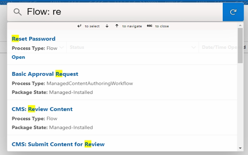 Salesforce Spotlight  from Chrome web store to be run with OffiDocs Chromium online