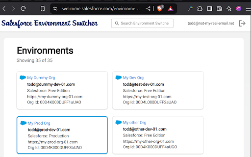 Salesforce Welcome Enhancer  from Chrome web store to be run with OffiDocs Chromium online