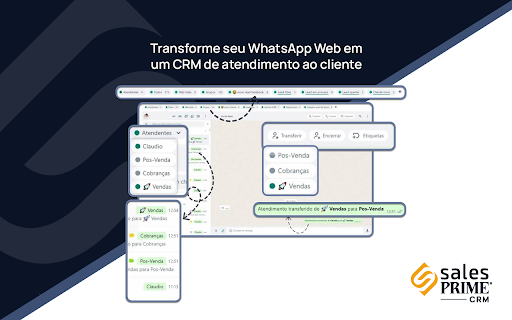 Sales Prime CRM  from Chrome web store to be run with OffiDocs Chromium online